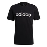 adidas M Lin Sj T Training Sports Printing Logo Round Neck Short Sleeve Black GL0057