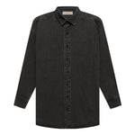 Fear of God Essentials SS22 Long Sleeve Denim Shirt 'Black' FOG-SS22-460