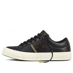 Converse One Star OX Shoes 'Black/White' Leather 159701C