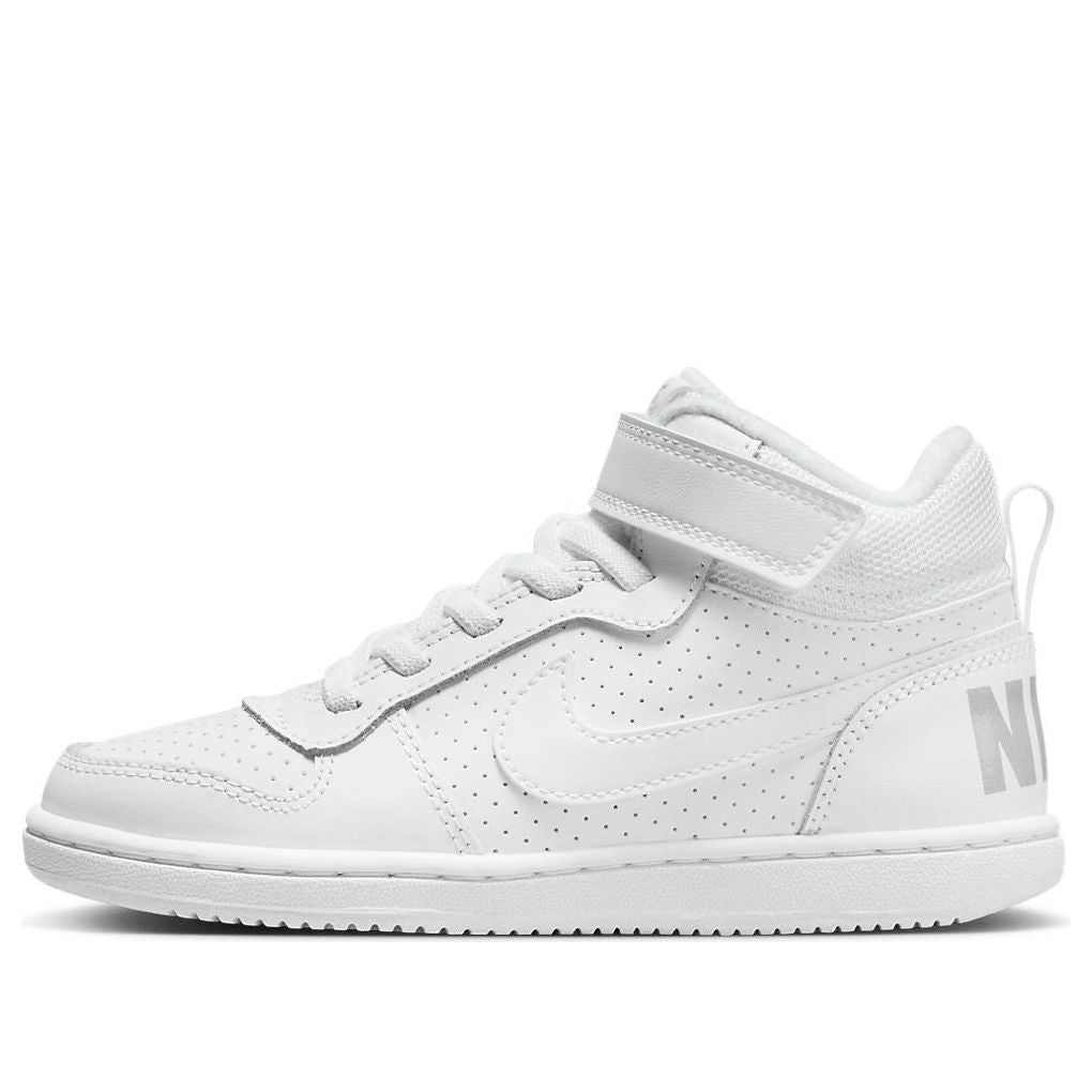 (PS) Nike Court Borough Mid-Top Sneakers White 870026-100