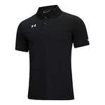 Men's Under Armour Sports lapel Training Short Sleeve Polo Shirt Black 21500536-001
