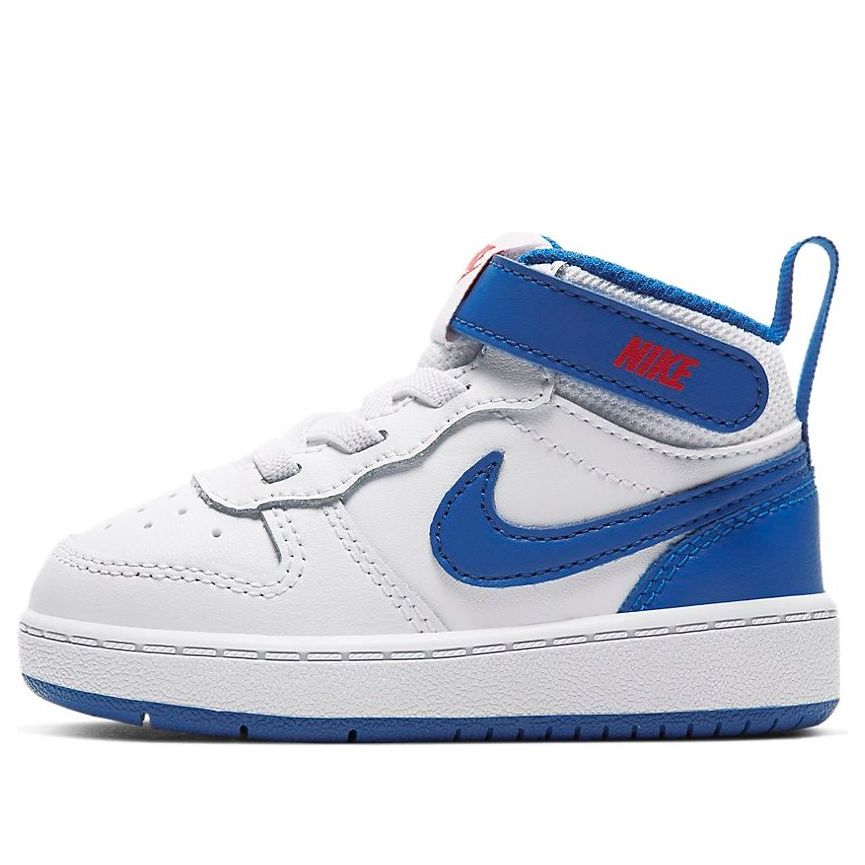 (TD) Nike Court Borough Mid 2 White/Blue CD7784-101