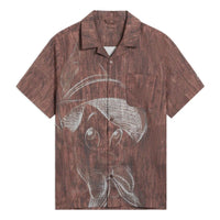 Li-Ning x Disney Pinocchio Graphic Shirt 'Brown' ASHS431-2
