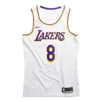 Nike NBA Basketball Sports Jersey Vest SW Fan Edition Lakers Home 8 White CI9503-100