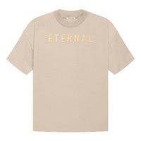 Fear of God Eternal Logo Flocked Crewneck T-Shirt 'Tan Orange' FGE50-001AJER-122
