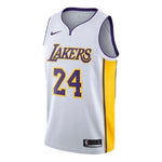 Nike NBA Kobe Bryant Icon Edition Swingman Lakers SW Fan Edition Jersey White AQ2108-100