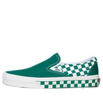 Vans Classic Slip-On 'Sidewall Check - Ultramarine Green' VN0A38F7RA7