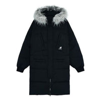 New Balance Casual Trend Long Down Jacket 'Black White' AMJ24374-BK