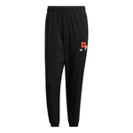 Men's adidas Mh Bp3 Wvpnt Logo Pattern Gym Sports Bundle Feet Autumn Black Pants HM2974