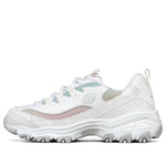 (WMNS) Skechers D'Lites 1.0 Low-Top Running Shoes White/Multi 149253-WMLT