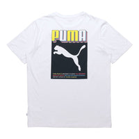 PUMA Celebration Graphic Logo Short Sleeve TEE White 586040-02