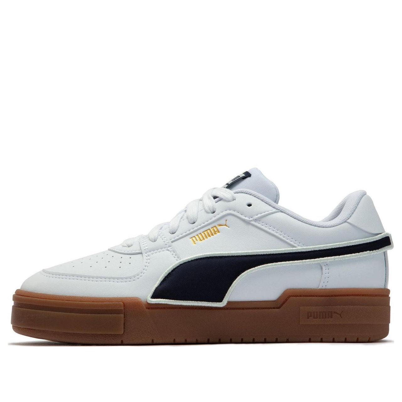 PUMA Ca Pro Low Tops Casual Skateboarding Shoes Unisex White Black 383404-01