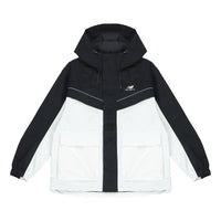 New Balance Windproof Jacket 'Black White' 5AC39333-BK