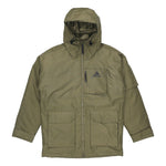 adidas Outdoor Sports hooded down Jacket Olive Green H61734
