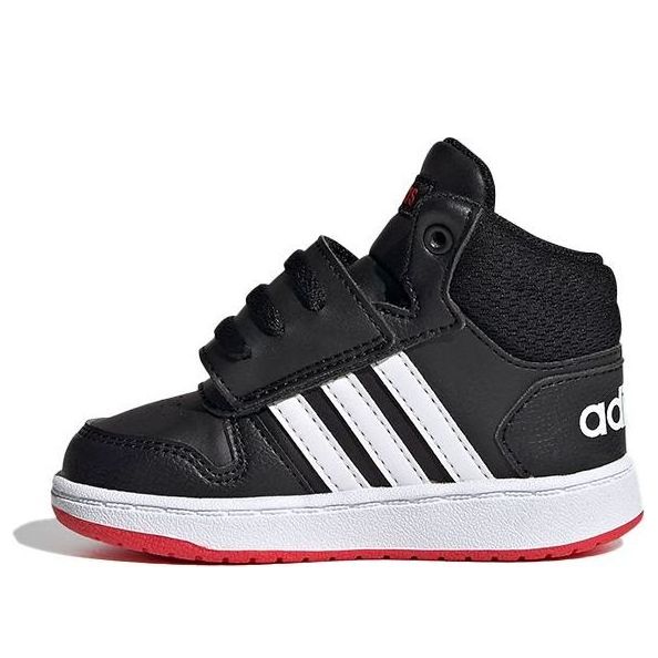 (TD) adidas Hoops 2.0 Mid 'Black White Red' FY9291