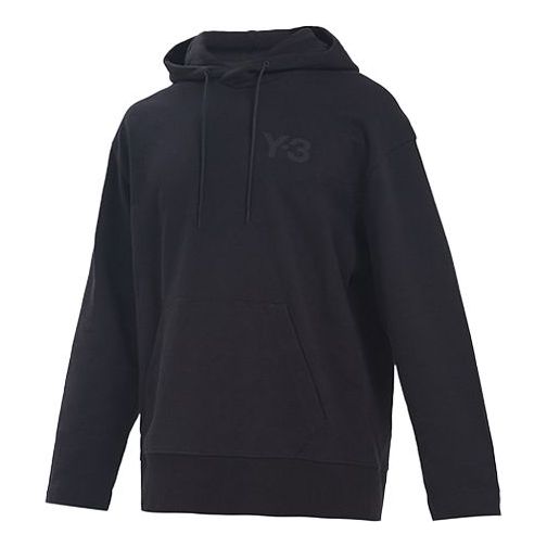 Men's Y-3 Solid Color Hooded Black FN3379-58W