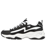 (WMNS) Skechers D'lites 4.0 Black/White 149491-BKW