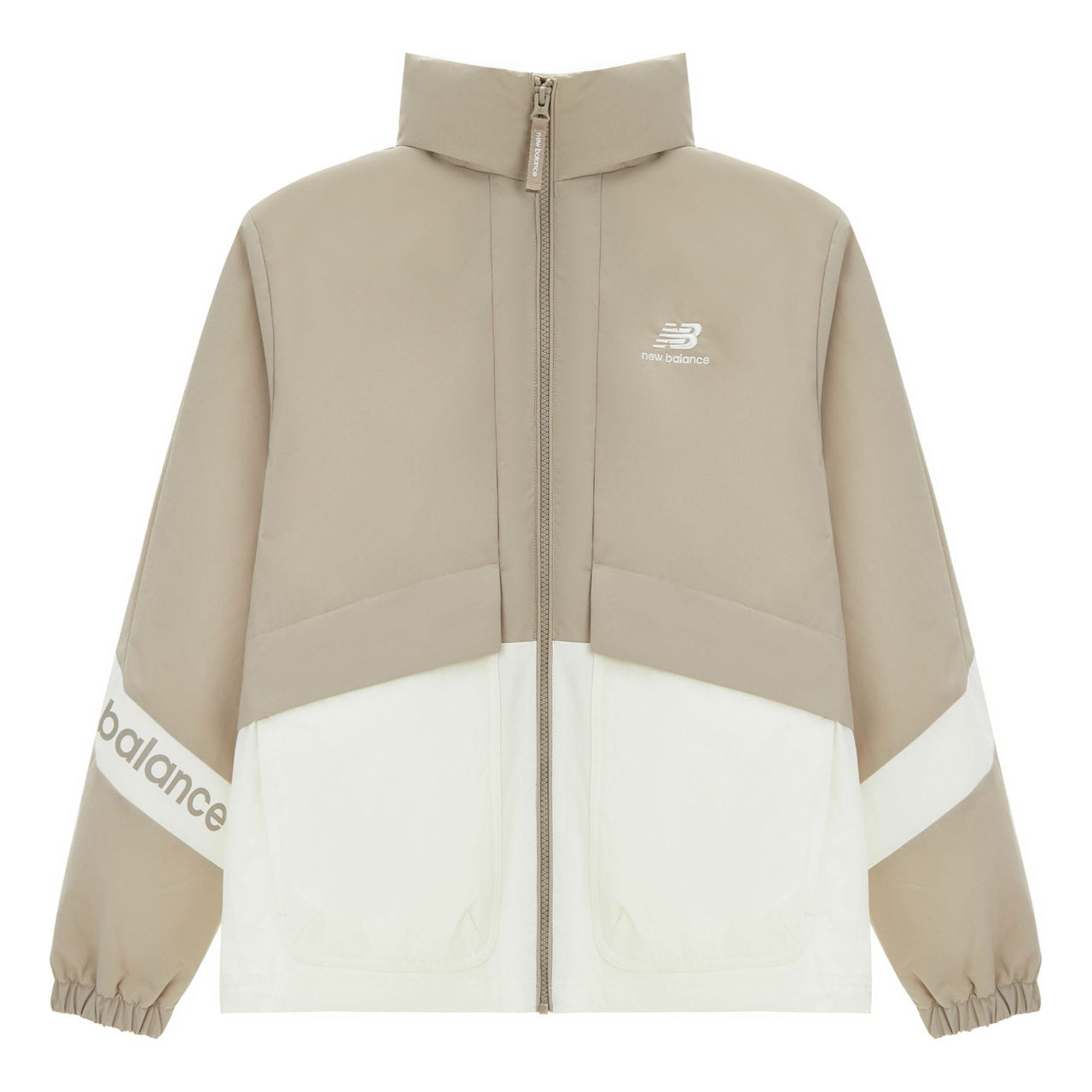 New Balance Lifestyle Jacket 'Beige White' 5AD12103-LBE