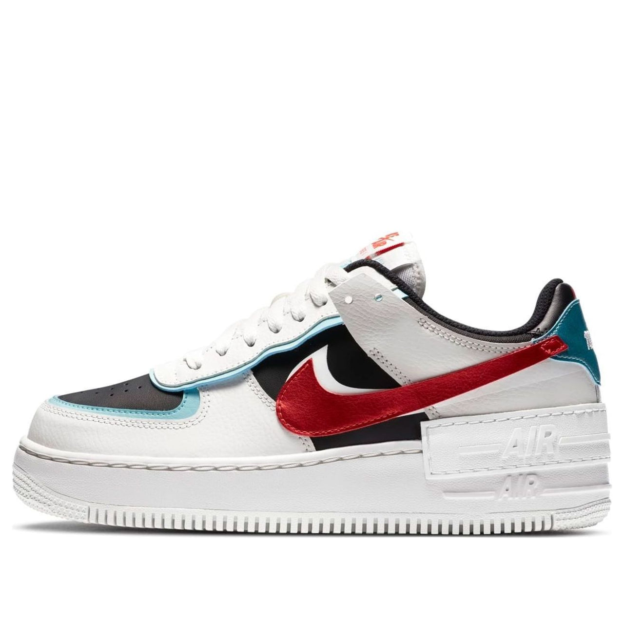(WMNS) Nike Air Force 1 Shadow 'White Bleached Aqua' DA4291-100
