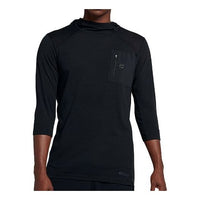 Nike Basketball Sports Pullover hooded Long Sleeves Black AJ0376-010