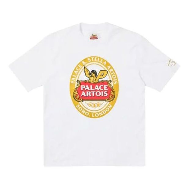 Palace x Stella Artois Coaster T-shirt 'White' PAL-FW21-399