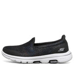 (WMNS) Skechers Go Walk 5 Slip-on 'Black White' 124005-BKMT