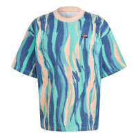 adidas originals Grx Dtc Tee Aop Large Printing Round Neck Sports Short Sleeve GN3319