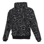 Men's Converse Athleisure Casual Sports Splash Ink Printing Hooded Fleece Lined Pullover Full Print 10022229-A01