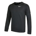 Men's Nike Reflective Logo Training Sports Running Long Sleeves Black T-Shirt DD4755-010