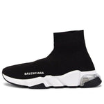 (WMNS) Balenciaga Speed Sneaker 'Clear Sole - Black' 607543W2DB61010