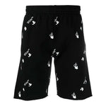 Off-White Men's SS21 Logo Print Short Skirt Black OMCI006R21FLE0031001