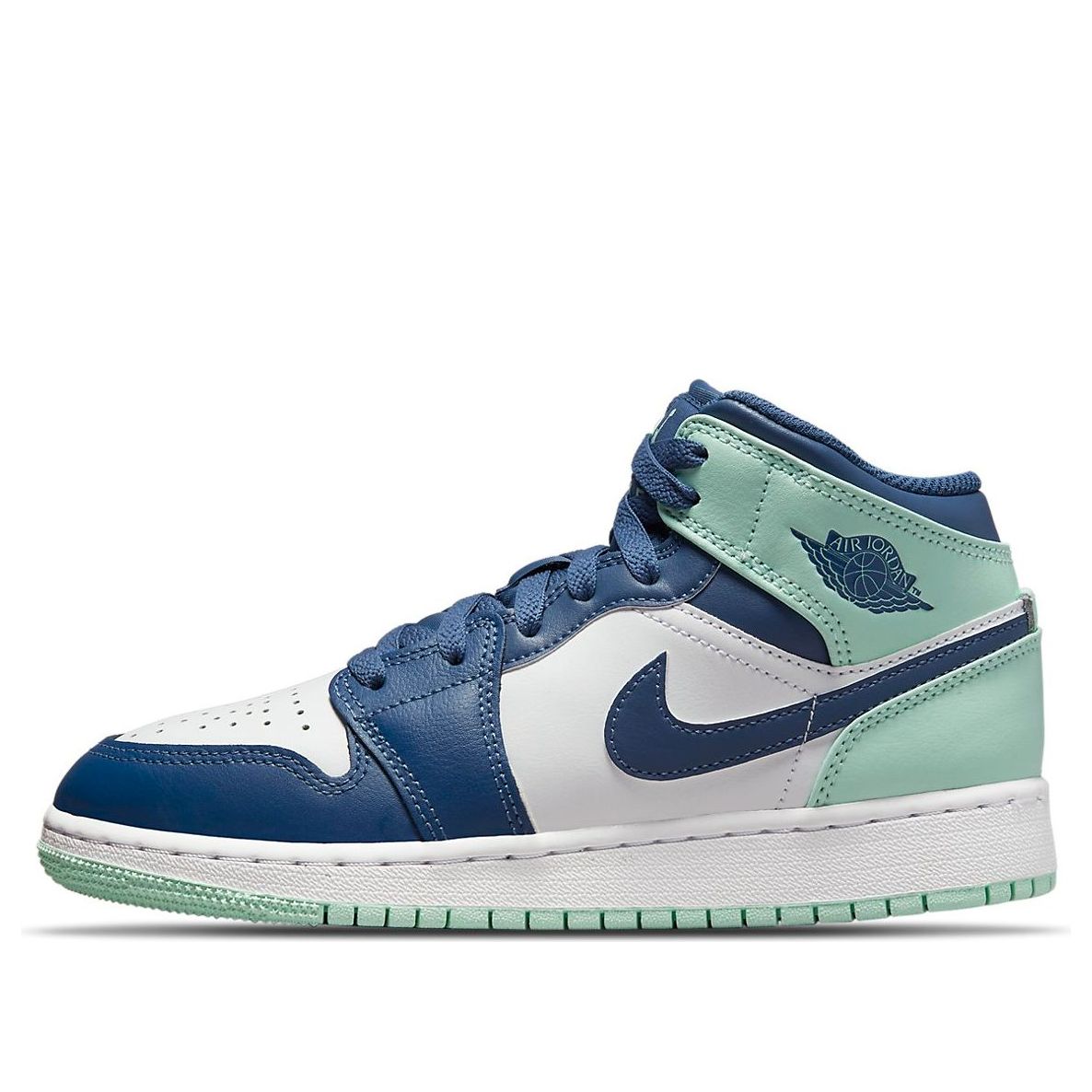 (GS) Air Jordan 1 Mid 'Blue Mint' 554725-413