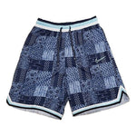 Nike DNA Flowers Embroidered Basketball Shorts Blue CK6348-457