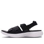 Skechers On-The-Go 600 Black Sandals 'Black White' 55367-BKW