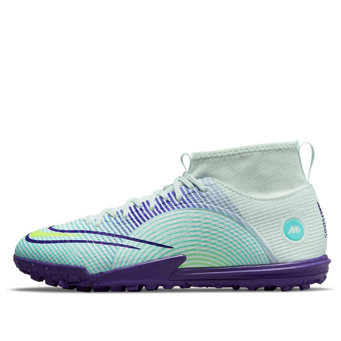 (GS) Nike Mercurial Superfly 8 Academy TF 'Dream Speed - Barely Green Electro Purple' DN3776-375