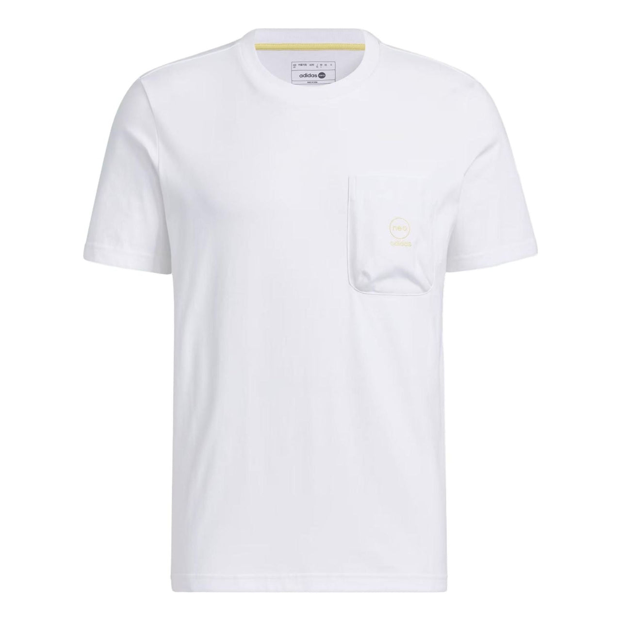 adidas Neo Green Ride Graphic T-Shirts 'White' IK5093