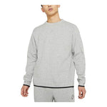 Men's Nike Sportswear Tech Fleece Sports Loose Edging Round Neck Long Sleeves Gray DA0399-010