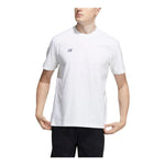 adidas Casual Logo Printing Round Neck Short Sleeve White HI3281