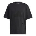 Men's adidas New Osize Tee Loose Sports Round Neck Short Sleeve Black T-Shirt HN1958