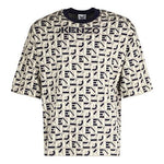 Men's KENZO SS21 Full Print Round Neck Short Sleeve Gray FB55PU5823SC-95