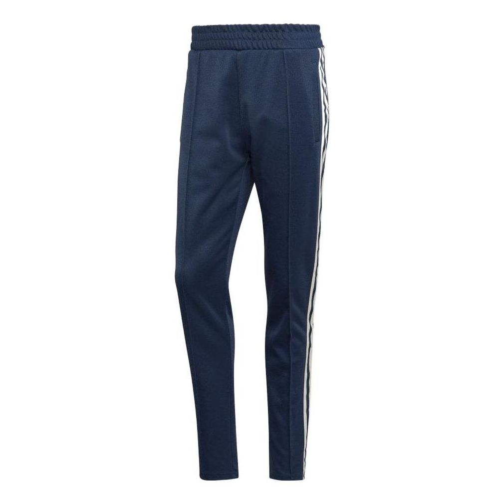 Men's adidas originals Stripe Logo Casual Sports Pants/Trousers/Joggers Autumn Blue HN1674