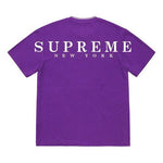 Supreme SS19 Stripe Rib Waffle Top Short Sleeve Unisex Purple SUP-SS19-10279