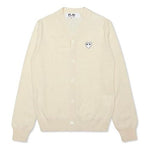COMME des GARCONS PLAY Cardigan White Emblem 'Natural' AZ-N066-051-3