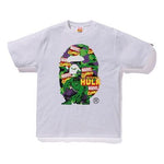 A Bathing Ape x Marvel Ape Head T-Shirt 'White Hulk' 1F23110922