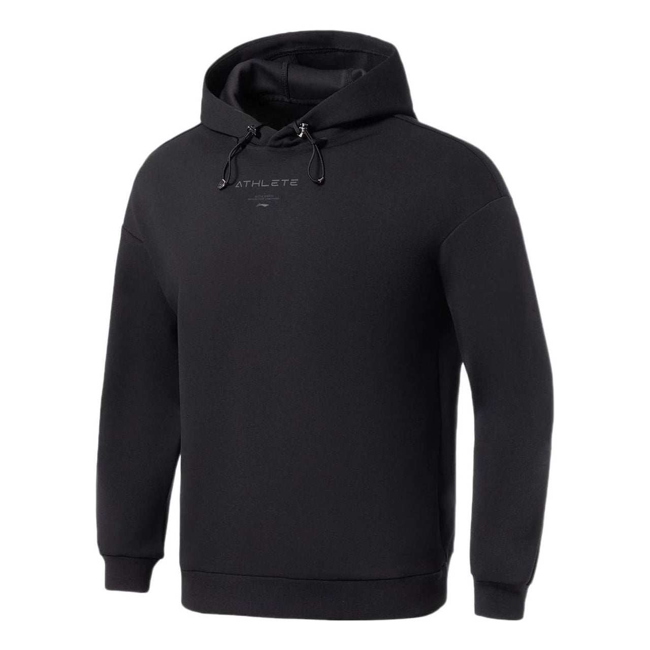 Li-Ning Gym Series Solid Color Loose Hoodie 'Black' AWDS001-1