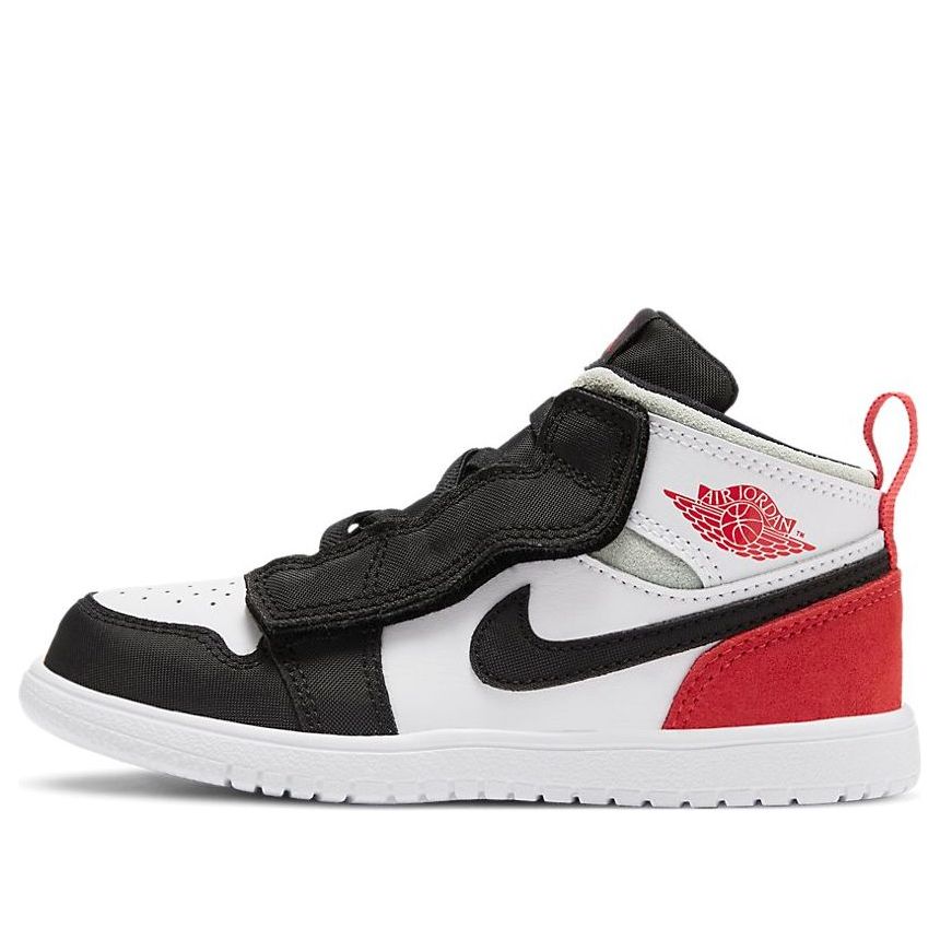 (TD) Air Jordan 1 Mid ALT 'Red Black Toe' AR6352-100