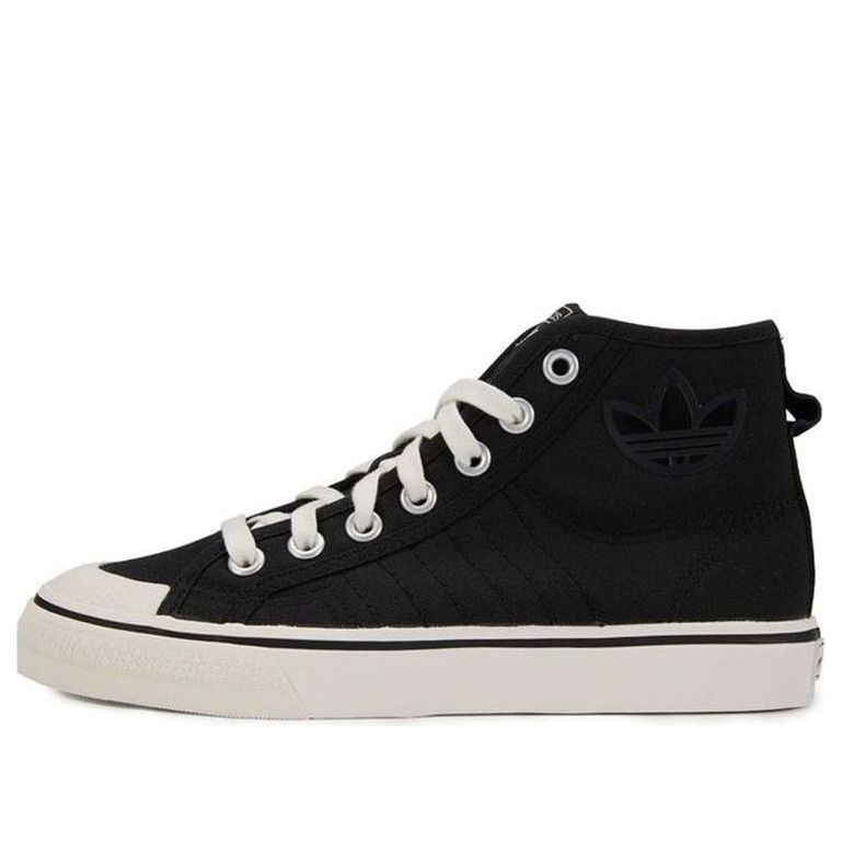 (WMNS) adidas Nizza Hi 'Black White' GV7121