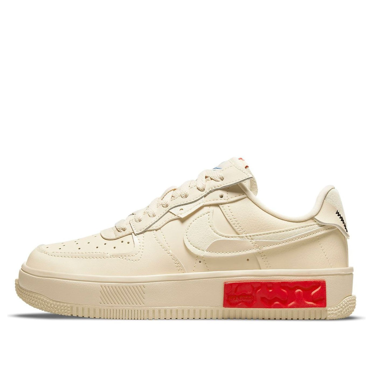 (WMNS) Nike Air Force 1 Fontanka 'Pearl White University Red' DA7024-200