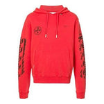Off-White MENS SS19 Virgil Abloh Diag Stencil Red OMBB034R190030152010