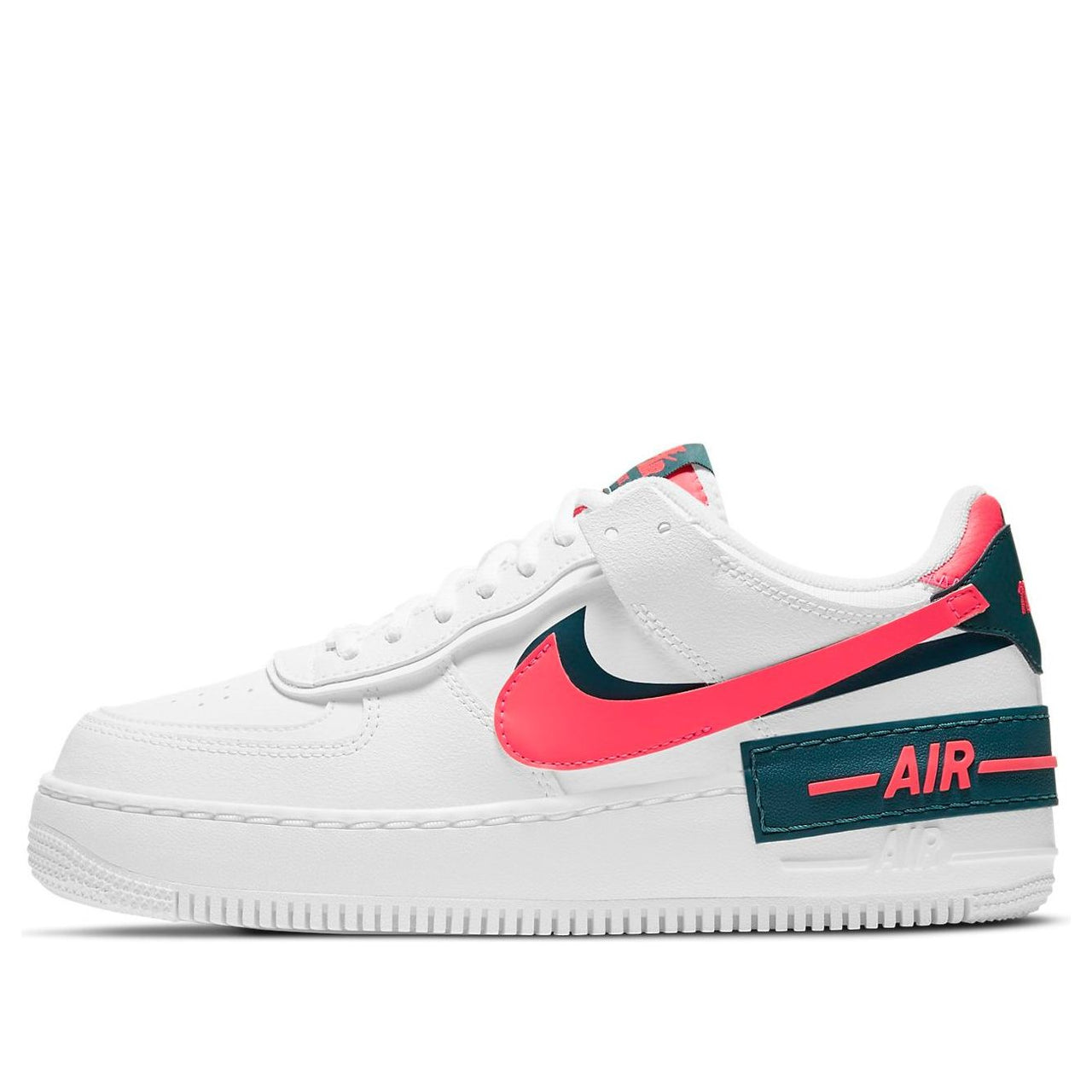 (WMNS) Nike Air Force 1 Shadow 'White Solar Red' DB3902-100